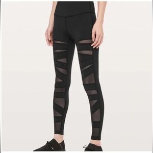 Lululemon Mesh Zig Zag Leggings